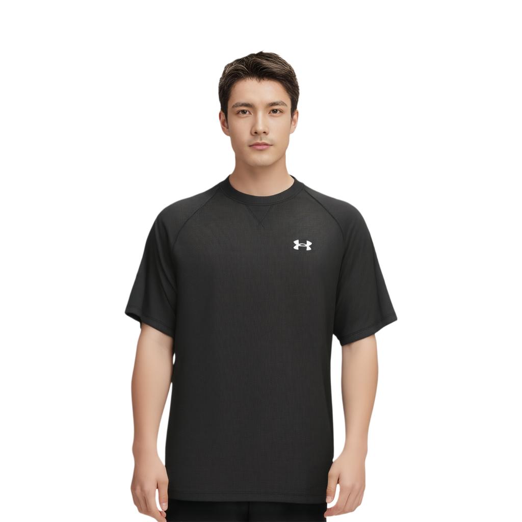 Under Armour Ef Waffle Sports Brand Logo Comfortable Breathable T-Shirt Men T-Shirts 6014340-001