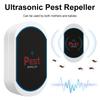 Ultrasonic Pest Repeller Electronic Pest Repeller No Noise Rat Mosquito Repellent Pest Control Device for Bat Mosquito