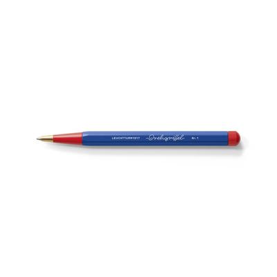 Leuchtturm Ballpoint Royal Blue Officially Imported Oil-Based Pen, 0.5, Dregliful, Bauhaus, & Red, 366203,