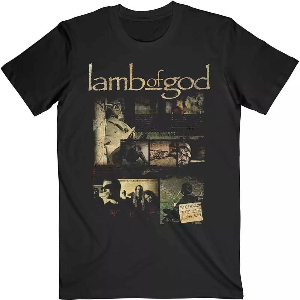 

Lamb Of God Album Collage Black T shirt - NEW 3XL