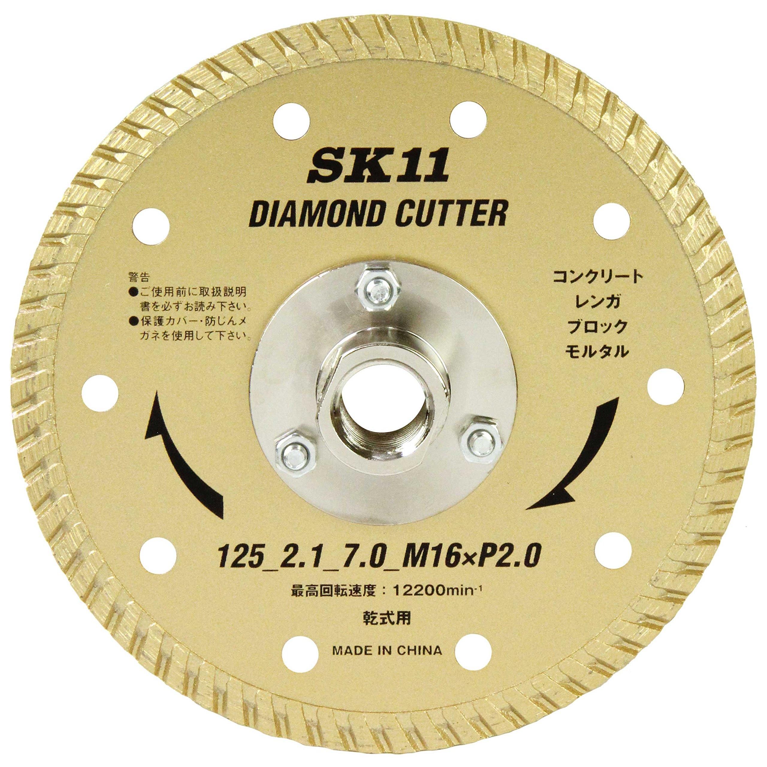 

SK11 Diamond cutter with outer diameter 125mm flange,
