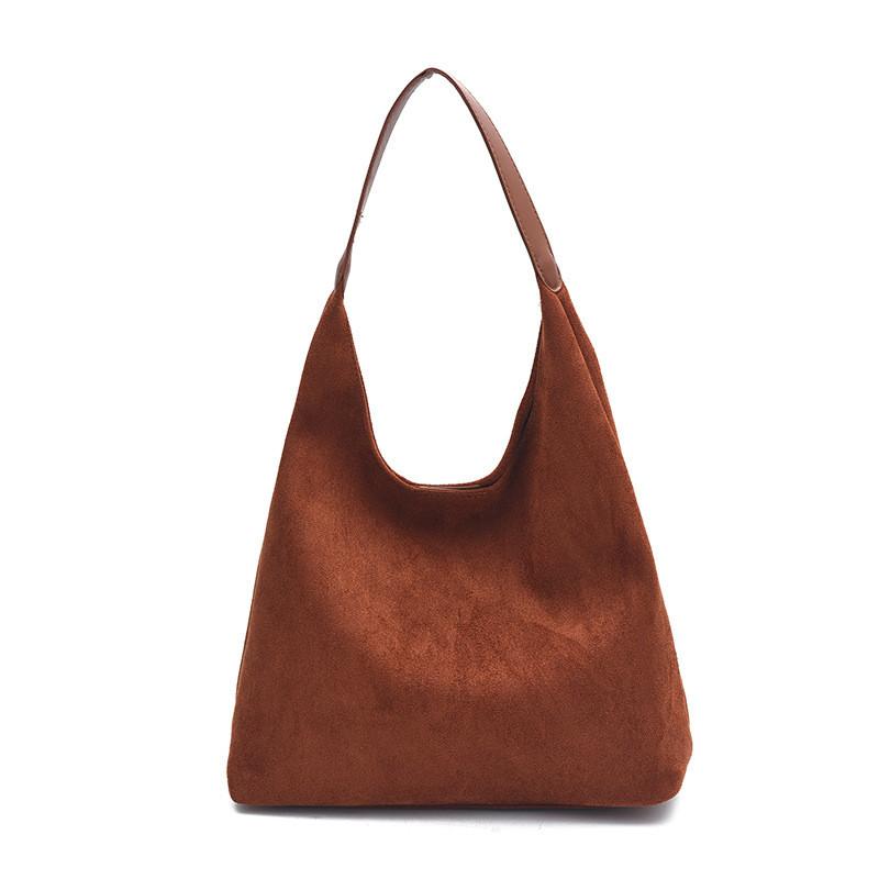 IELGY Ladies Bucket Bag Large Capacity Autumn Winter Shoulder Commuter Bag