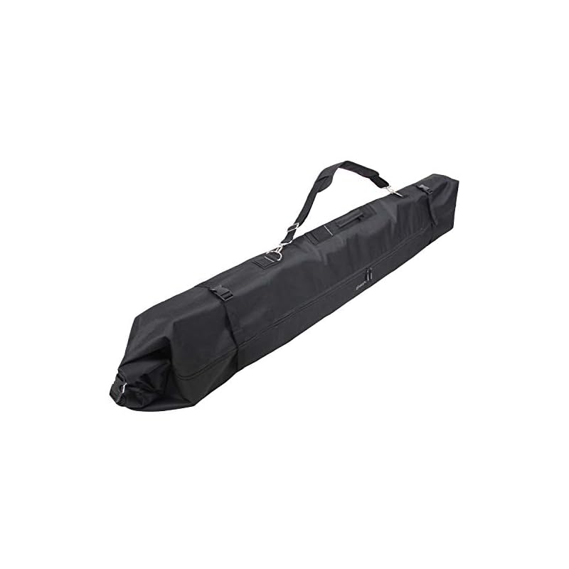 VAXPOT Ski Case, Fits Skis 145-180cm [Adjustable Length, Padded] VA-3290 BLK, One Size Fits All