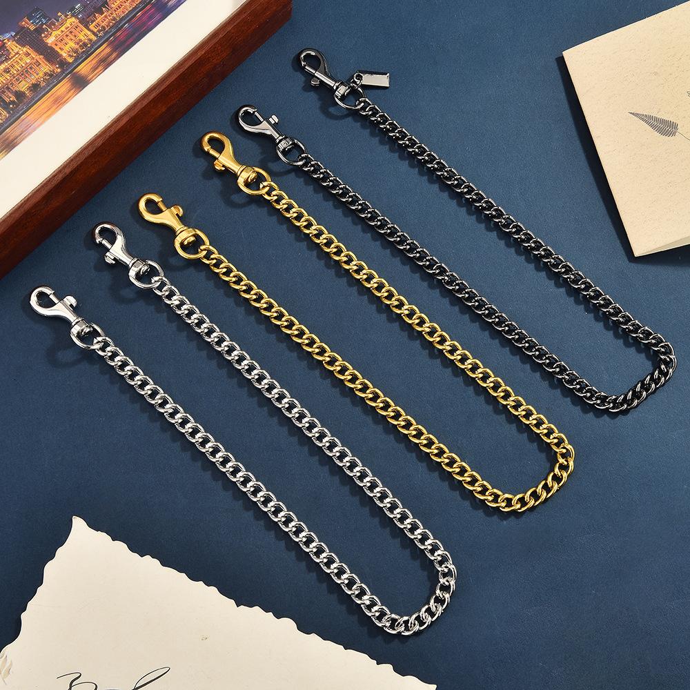 Metal Chain Bag Hanging Chain Simple Versatile Alloy Material Bag Decorative Chain Women'S Pendant Spot