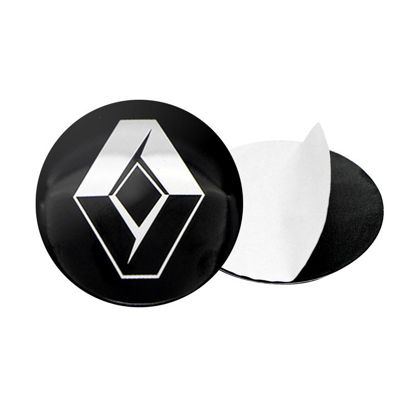 4pcs New Car Wheel Center Hub Cap Rim Cover Emblem Sticker For Renault Megane 2 3 Twingo Clio Talisman Captur Car Accessories