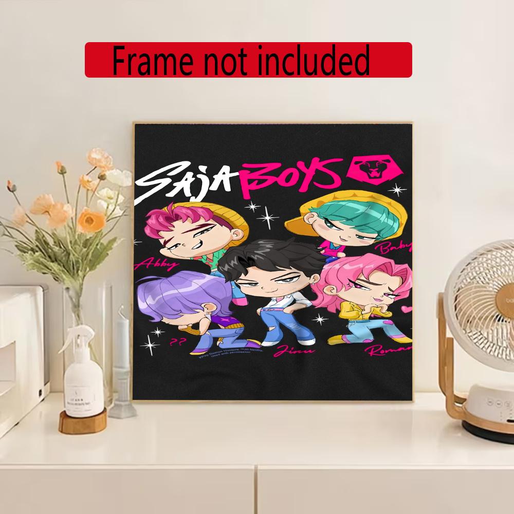 Saja Boys 5D Diy Diamond Painting Round Diamond Mosaic Suitable For Beginners Diamond Painting Rhinestones Gift Frameless