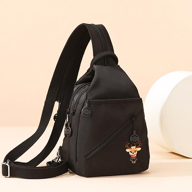 Single-shoulder Crossbody Bag, Waist Bag, Casual and Versatile Sports Small Backpack, Chest Bag, Women's Bag