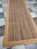 Rectangle Jute Rug Runner Handmade 100% Natural Braided Floor Mat Reversible Rustik
