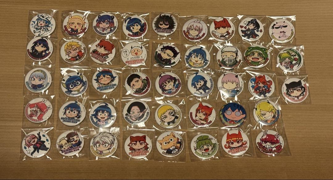 

[USED] Welcome to Demon School! Iruma-kun Bonus Can Badge Set of 43