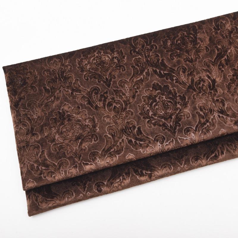 Solid Color 3D Embossed Velvet Fabric for DIY Sewing Curtain Pillowcase Cushion Cover Wedding Background Furniture Upholstery