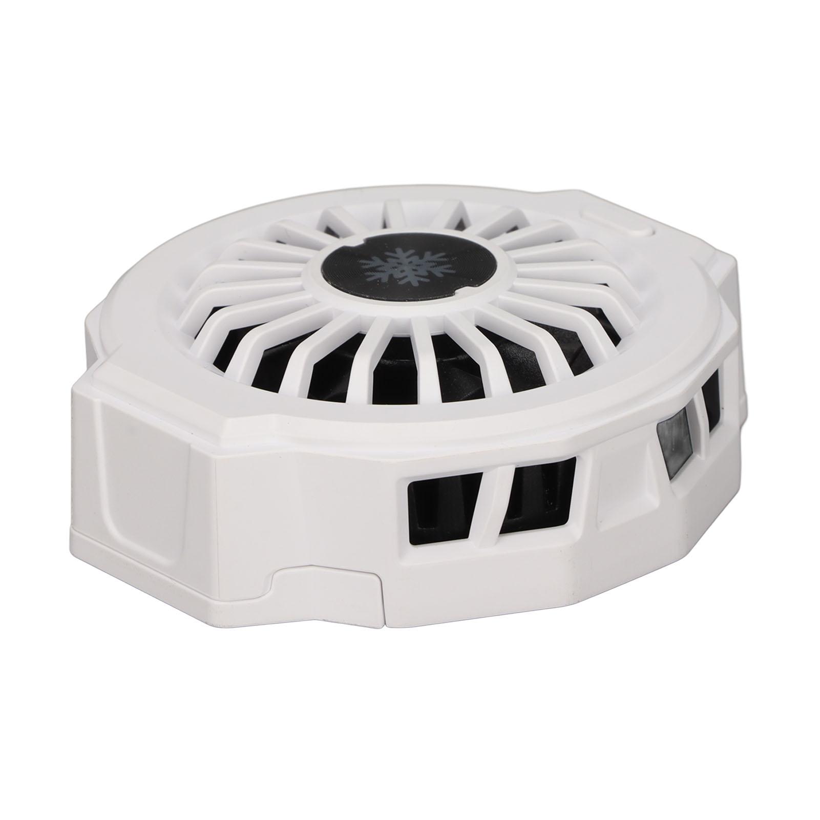 

RGB-охладитель для телефона Двойное шумоподавление Магнитная фиксация Беспроводная зарядка Двойная защита RGB белый