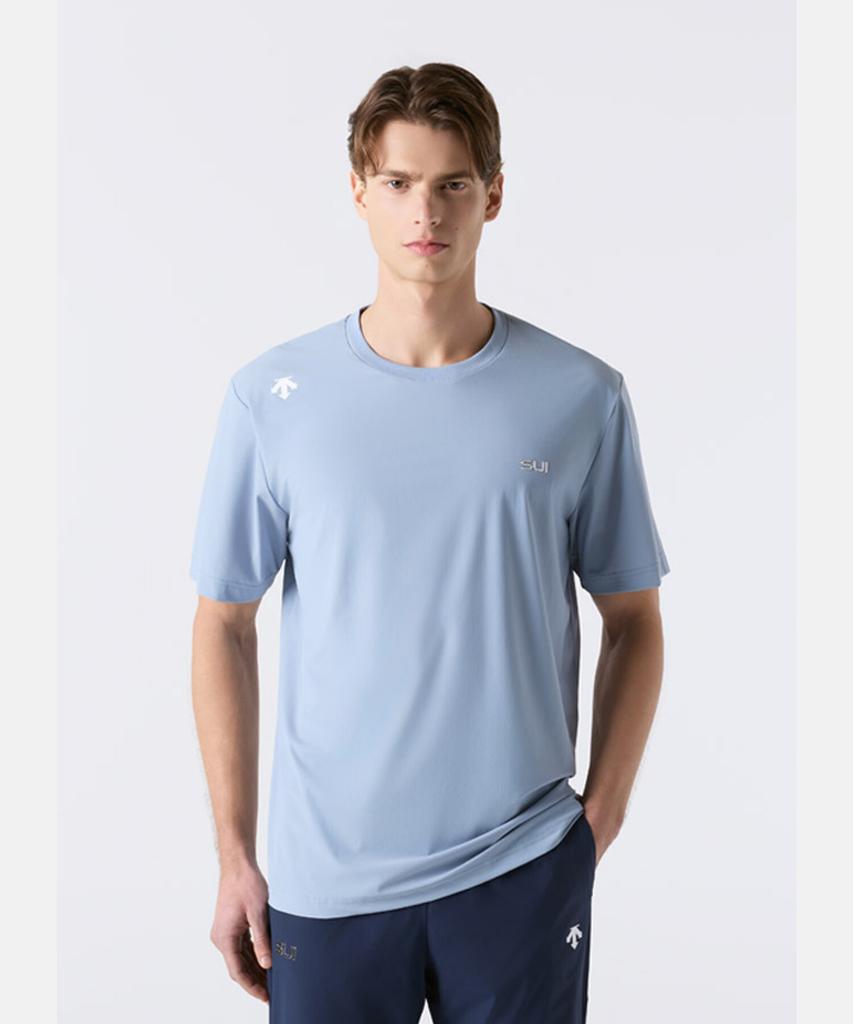 DESCENTE Swiss Triathlon Tricot Short Sleeve T-Shirt Sky Blue Sr223Its54 (A Type)