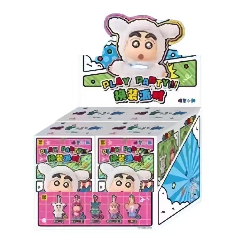 Popular TOPTOY Crayon Shin-chan Themed Party Series Plush Blind Box Figures Mystery Box Trendy Toy Gift