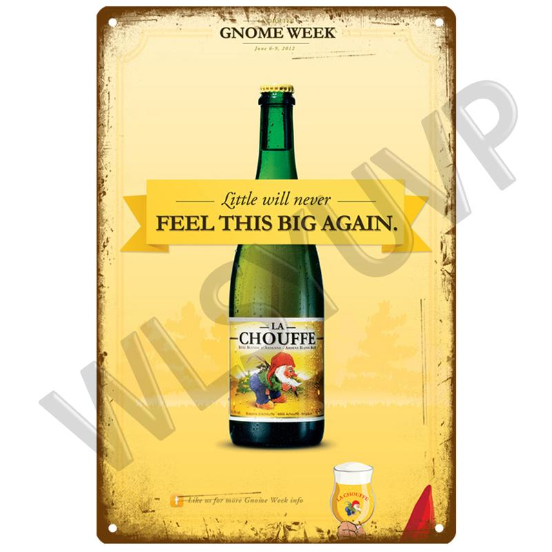 Hertog Jan Retro La Chouffe Metallskilt Blikkskilt Whisky Belgia Øl Plakett Metall Veggdekor Vintage Dekor Plakater Skilt Man Cave