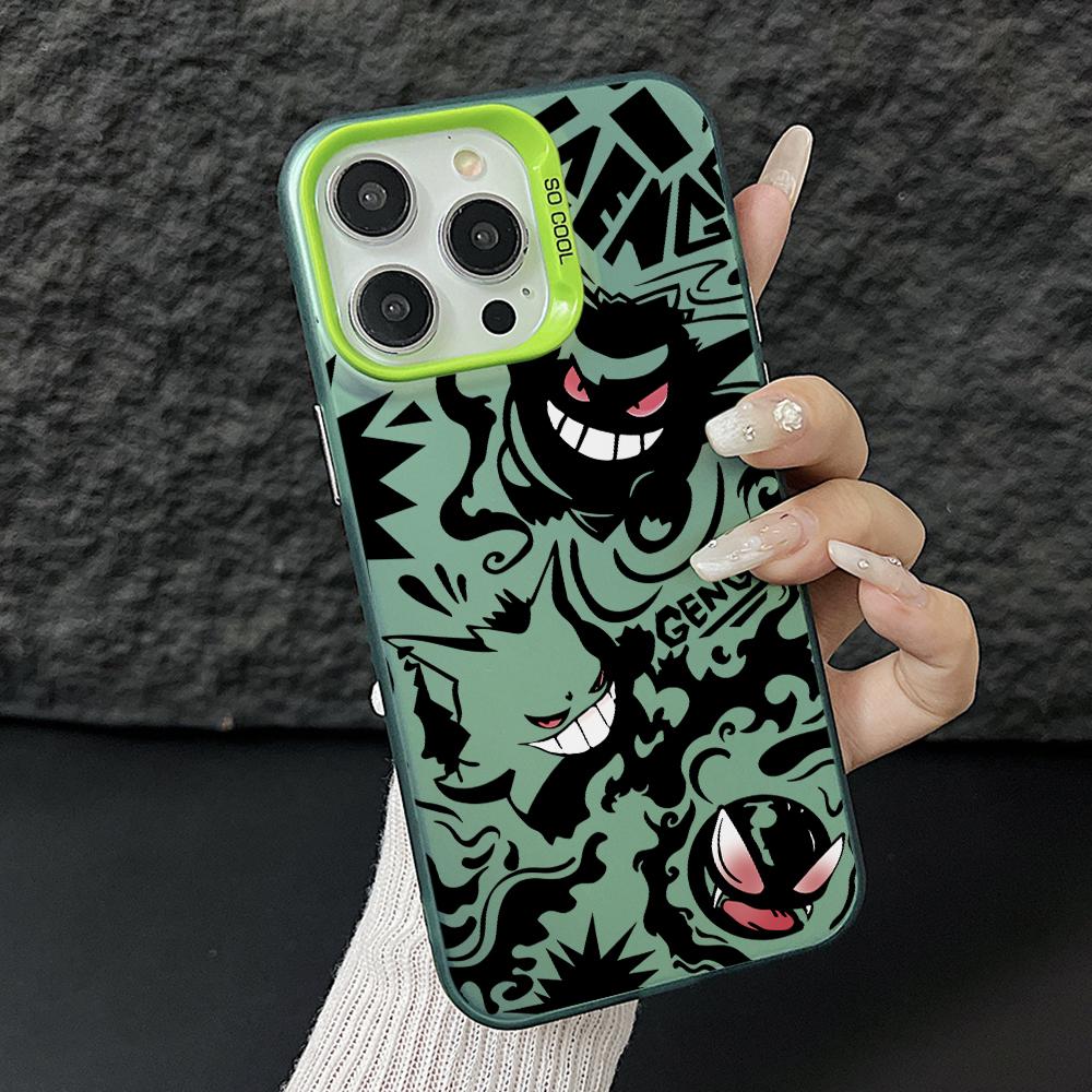 

Cute Monster Gengars Phone Case for Xiaomi Redmi 15C 14C 13C 12C 10 Note 15 14 13 12 Pro Plus 4G 5G Silver Hard Cover Redmi Note 14 4G (Global)