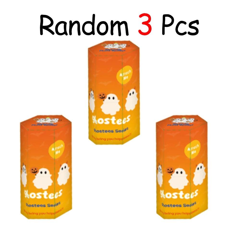 Ghostees Mystery Phone Buddy Cute Halloween Phones Decor Blind Box Collect Hippers Action Figure Mystery Toys Kid Surprise Gifts