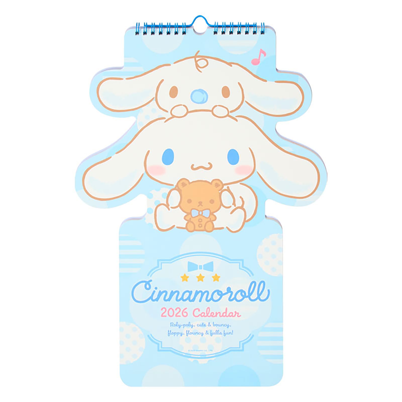 

Sanrio 2026 Cinnamoroll Paper Wall Wall 622834 Die-Cut Calendar, Calendar, Calendar,