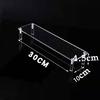 Ladder Acrylic Display Stand for Funko Figures,Cosmetics,Cupcake Perfume,Doll;Display Riser Rack Shelf for Decoration Organizer