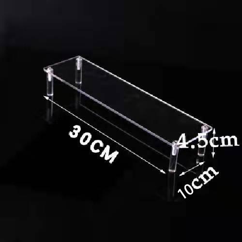 Ladder Acrylic Display Stand for Funko Figures,Cosmetics,Cupcake Perfume,Doll;Display Riser Rack Shelf for Decoration Organizer