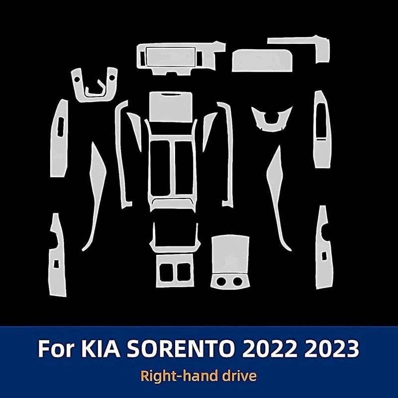TPU Protective Film Car Navigation Door Center Console Dashboard For Kia K4 2014- Car Interior Accessories