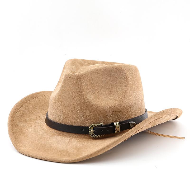 Western Men's Wool Denim Hat - Autumn/winter Suede Vintage Knight Hat