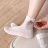 Women's Summer Thin Sweet Breathable Boneless Heel Bow Short Socks