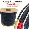10m /32.8 Feet Pet Expandable Braided Mesh Sleeve Black Flexible Wire Mesh Cover Tv Audio Pc Cable Protection Against Pet Chewing