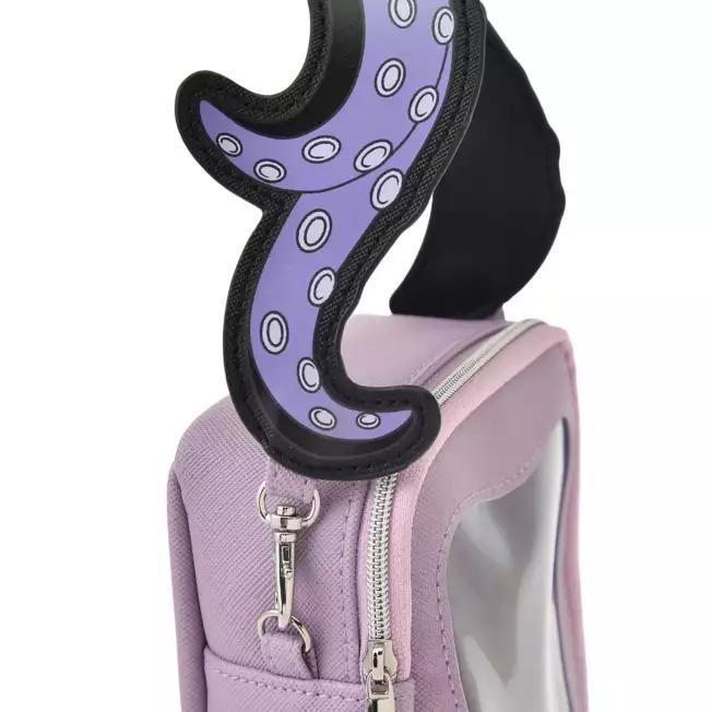 Disney The Little Mermaid Pouch with Strap and Clear Window DISNEY VILLAINS NEW