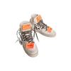 OFF WHITE Off Court 3.0 Distressed High Top Skateboard Shoes Men's White Orange OMIA065E20LEA0020303
