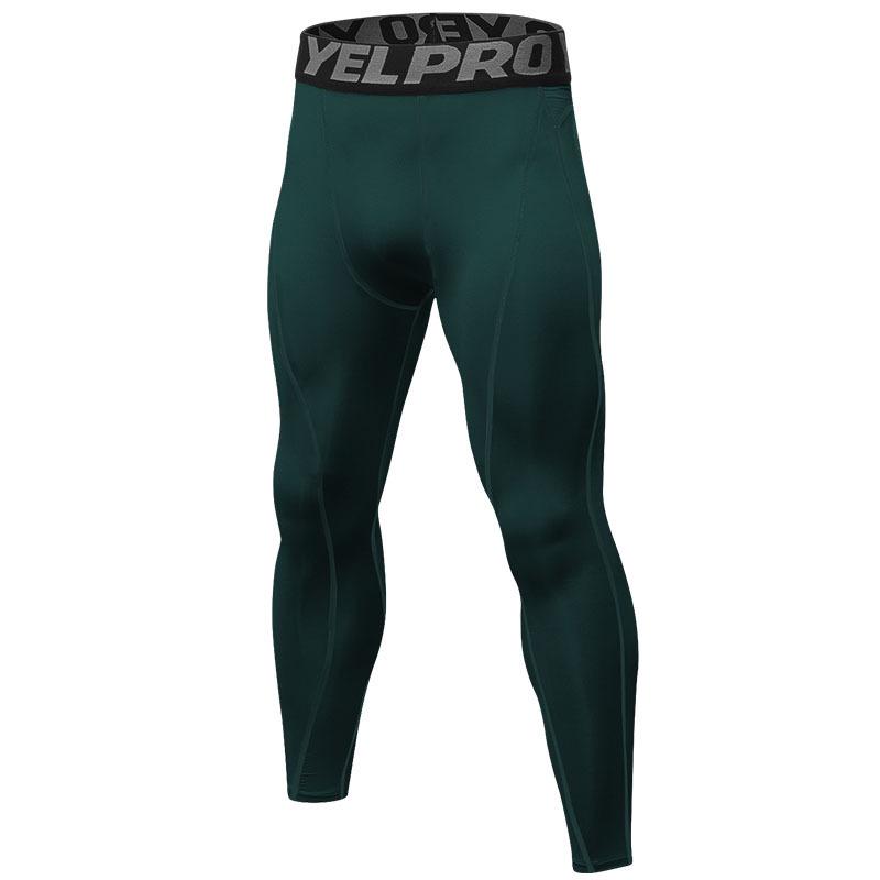 Men's Pro Sports Quick-Dry Running Pants - Sweat-Wicking, Breathable, Elastic Fitness Tights