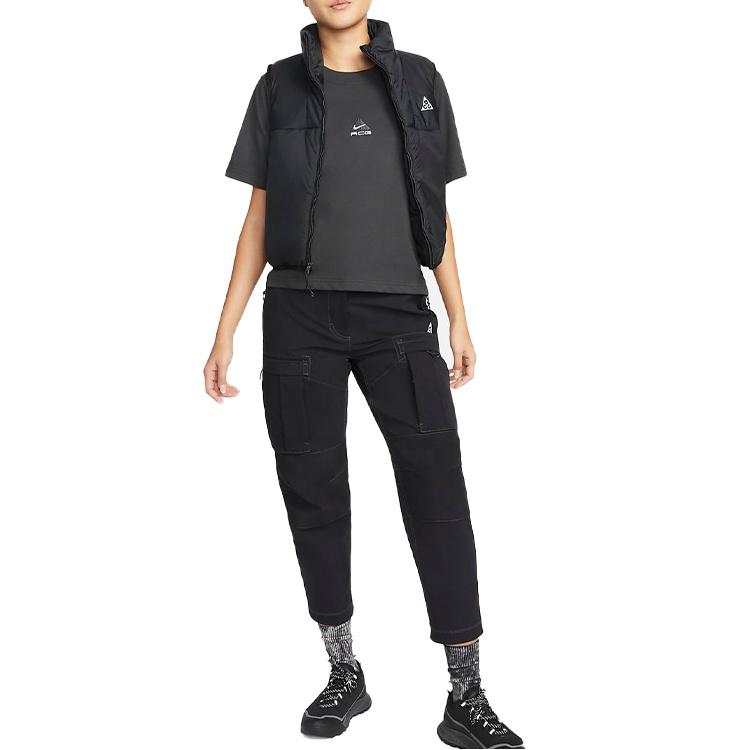 Nike ACG Drop Shoulder Sleeve T Shirt Women's Dark Smoke Gray DQ2907-046