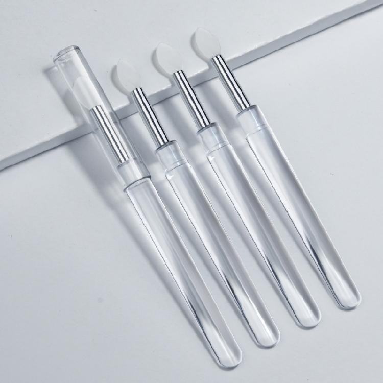 Professional Nail Art Silicone Brush for Easy Application of Mirror Powder