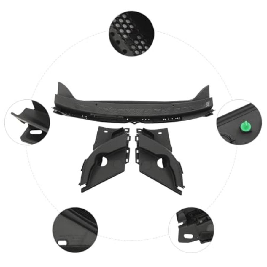 Windshield Wiper Cover Kit for 20062011 Honda Civic Front Center Cowl Top Assembly Windshield OEM 74210SNAA00 Durable Protectio