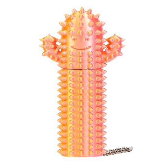 Stress Relief Spiky Cactus Fidget Toy Textured PLA Smiling Cactus Toy Portable Travel Cactus Pain Stimming Tool Sensory Toy