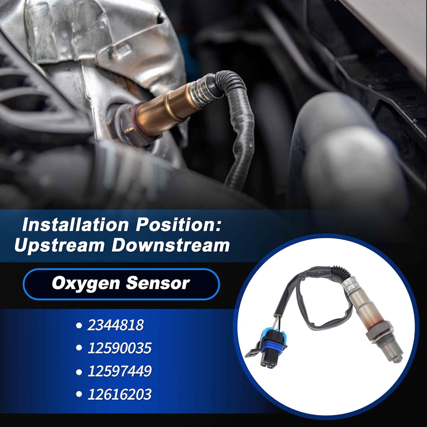 

ACROPIX Upstream/Downstream Oxygen Sensor for Chevrolet Camaro 2010-2015 for Chevrolet Traverse 2012-2017 for Cadillac CTS V6 3.6L 2005-2019