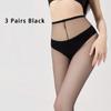 Sexy 0D Black Sheer Tights Ultra-Thin Silk Nylon Stockings Anti-Hook Seamless Skin Control Top Pantyhose For Women Summer