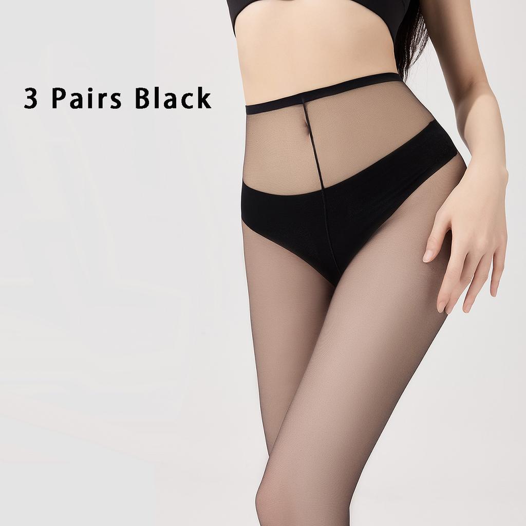 Sexy 0D Black Sheer Tights Ultra-Thin Silk Nylon Stockings Anti-Hook Seamless Skin Control Top Pantyhose For Women Summer