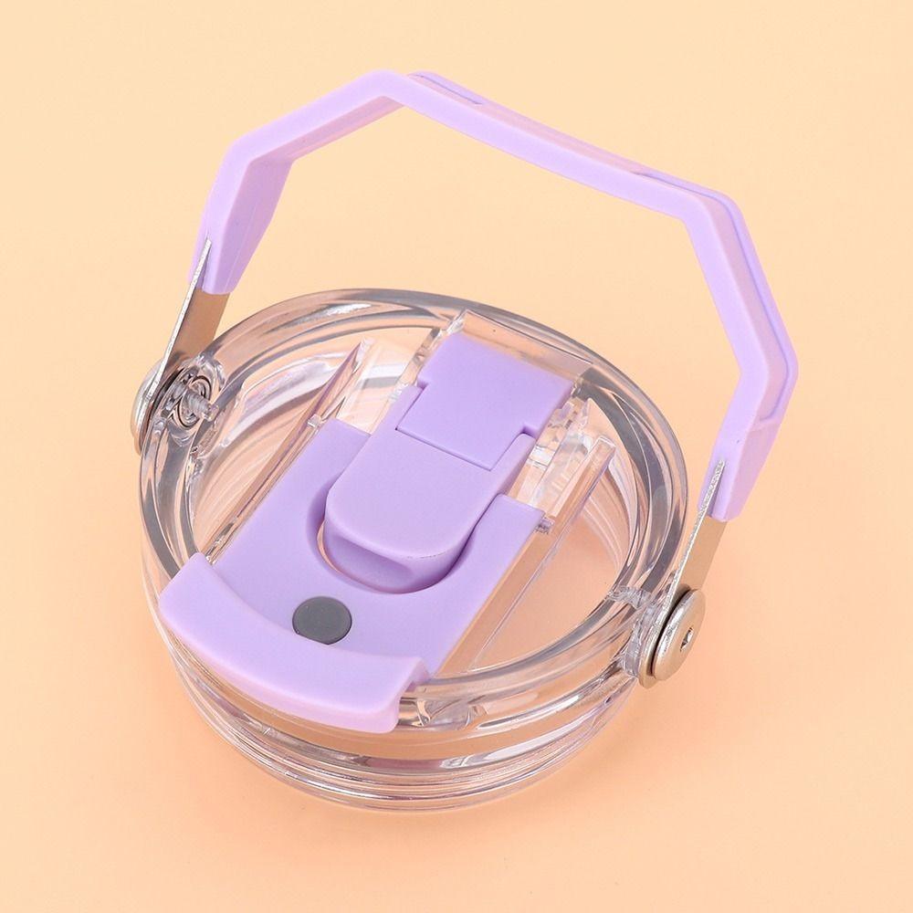 Splash Spill Proof Bottle Lid Replacement Multicolor Cup Lid Transparent Therms Cup Cap for Tyeso 600/750/900 ml