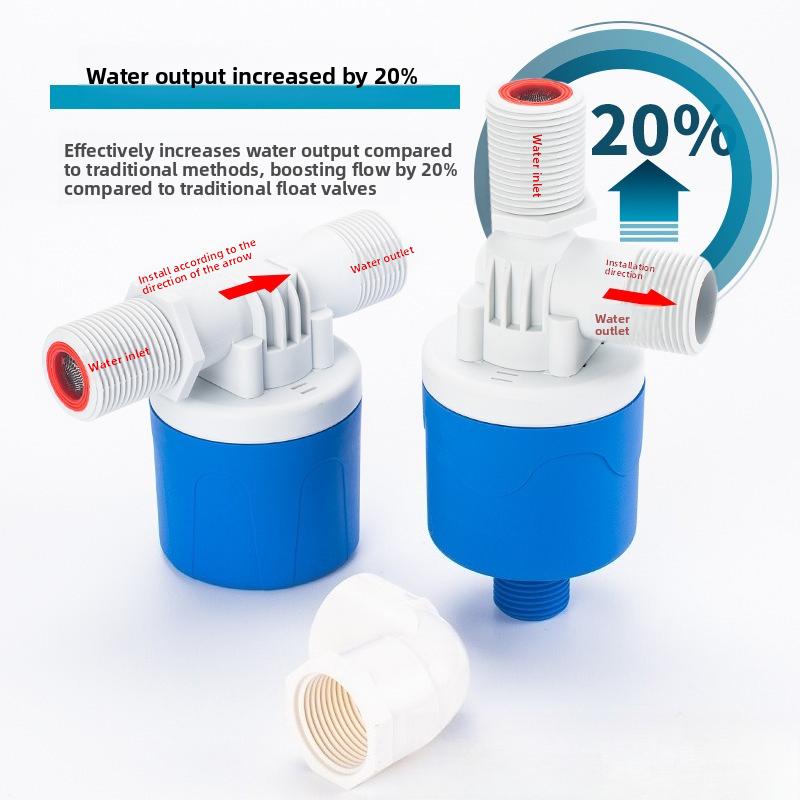 1/2” Automatic Closing Mini Float Valve No Power Required, Water Tank Water Tower Automatic Water Level Controller