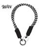 Braided Rope Accessory Pendant Short Wrist Strap with Hanging Ring Outdoor Activity Wear-Resistant Lightweight Lanyard Portable Water Bottles