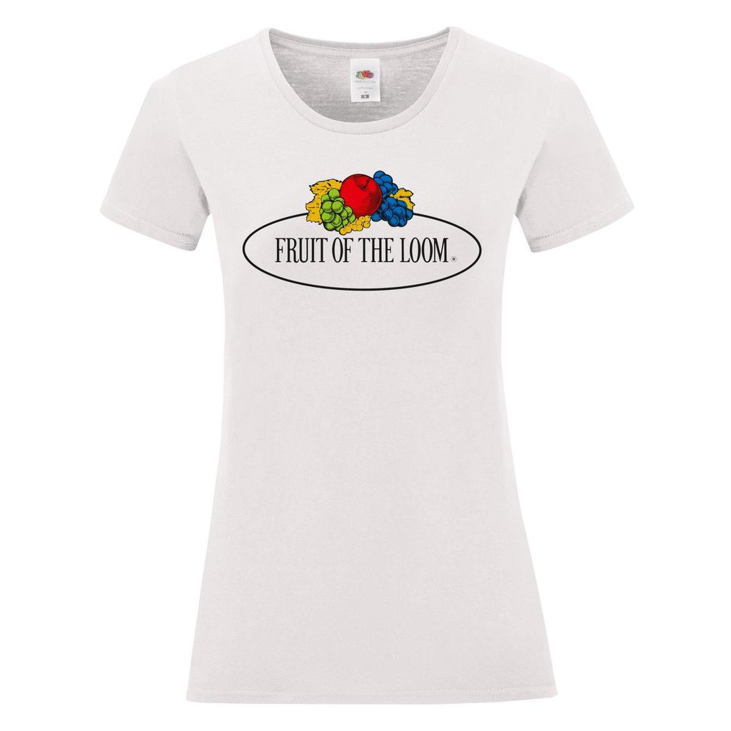 Fruit of the Loom Damen/Damen T-Shirt mit Vintage-Logo
