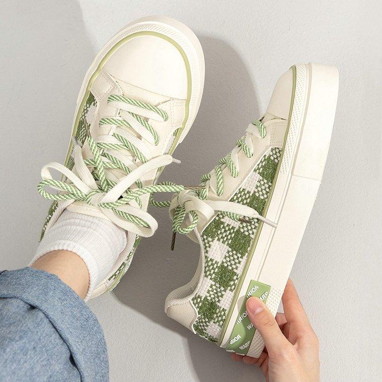Canvas shoes spring breathable new platform cute casual shoes sports board shoes