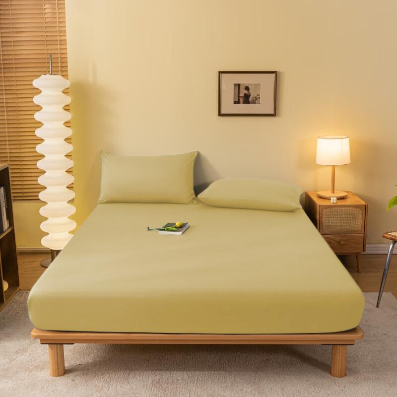 Einzelbett Spannbettlaken Ultraweich Bequemer Bettbezug Tiefe Tasche Bettlaken Staubdicht Sofabezug Matratzenschoner