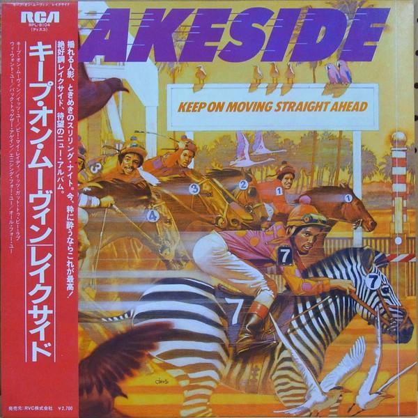 LP Record LAKESIDE - Keep On Moving Straight Ahead RPL8104 RCA 1981 Japan Soul/Funk Used