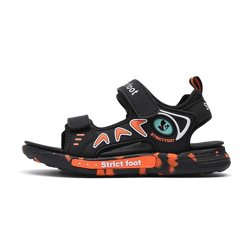 

Comfortable Soft Sole Kids Fashion Non-slip Sandalias Fashion Breathable Sport Sandals Summer Sandals for Boys Casual Beach Shoe 28
