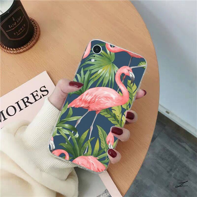 

Чехол для телефона цвета фламинго для iPhone 13 11 12 pro XS MAX 8 7 6 6S Plus X 5S SE 2020 XR iphone 13