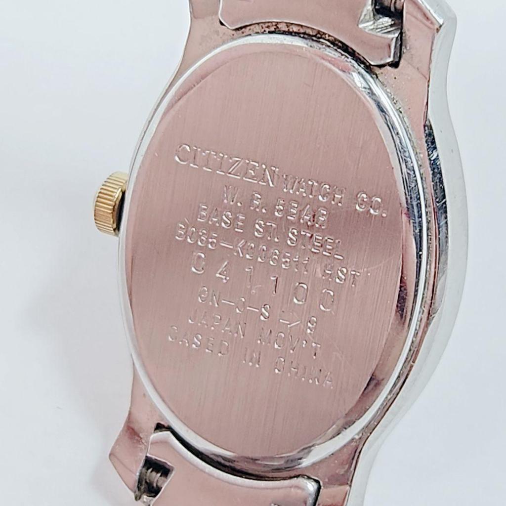 Used Citizen Eco Drive Oval Solar Dies Watch Working Product Combi Color