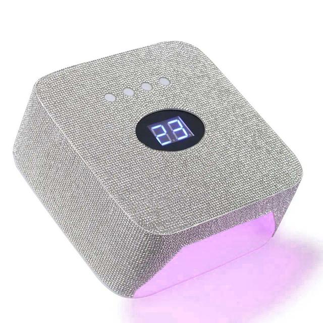 

Перезаряжаемая лампа для ногтей Bling-bling с аккумулятором, беспроводная сушилка для гель-лака, УФ-свет для ногтей, беспроводная УФ-светодиодная лампа для ногтей