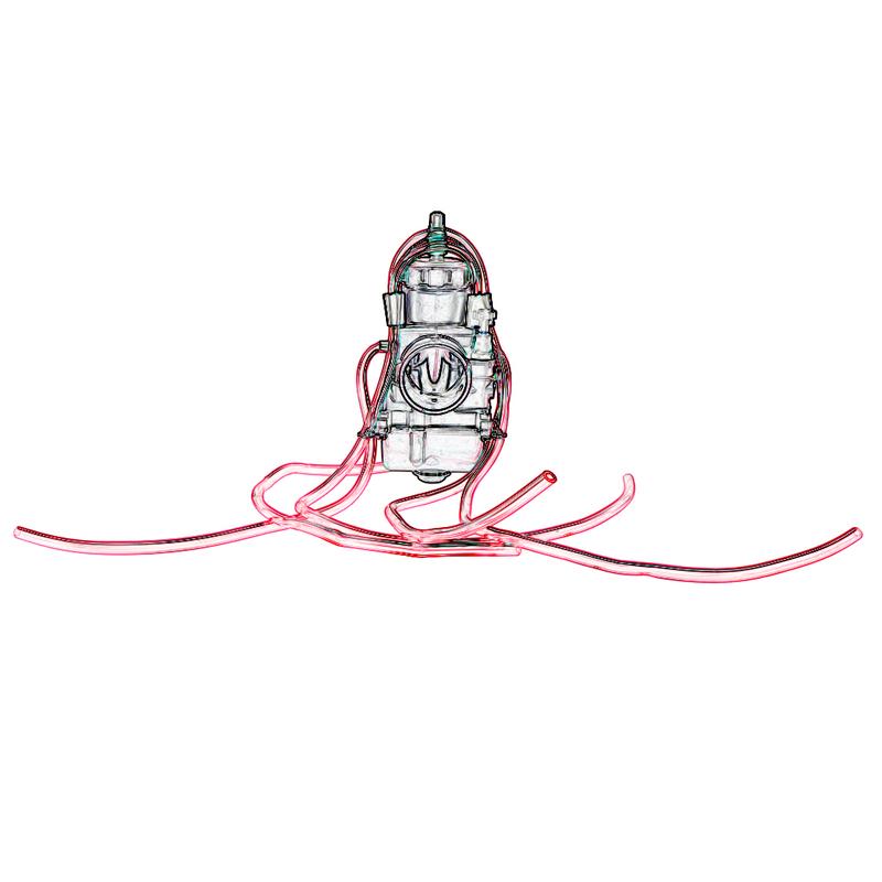 Flat Slide CNC PWK 40mm Carburetor for Yamaha 350 400 450 500 SCOOTER ATV