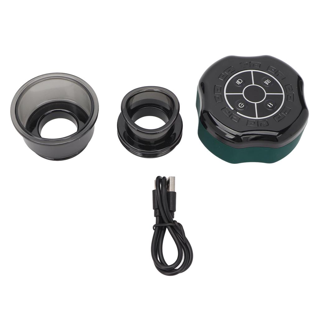 Inteligentne urządzenie do bańkowania próżniowego 12 biegów Skrobanie Bańkowanie podciśnieniowe do salonu kosmetycznego Zielone